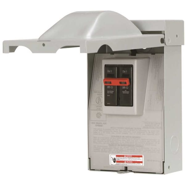 Interruptor de caja moldeada de desconexión tipo NEMA 3R de doble polo y 60 amperios de Eaton - DPB222RP