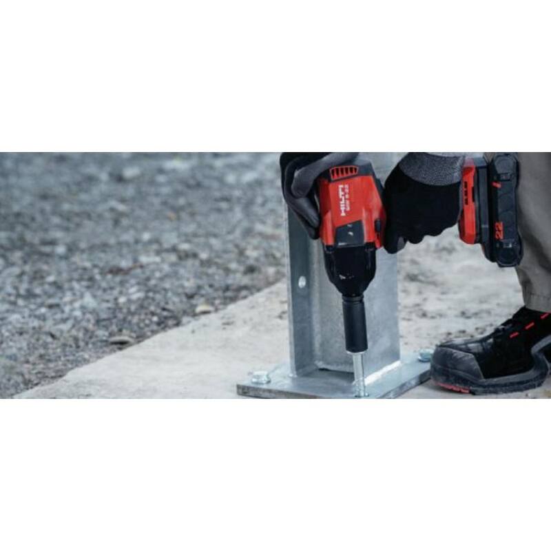 Llave de Impacto Inalámbrica sin escobillas de 1/2 pulgadas Hilti 22-Volt NURON SIW 8 de Iones de Litio (Sólo la Herramienta) - 2251631