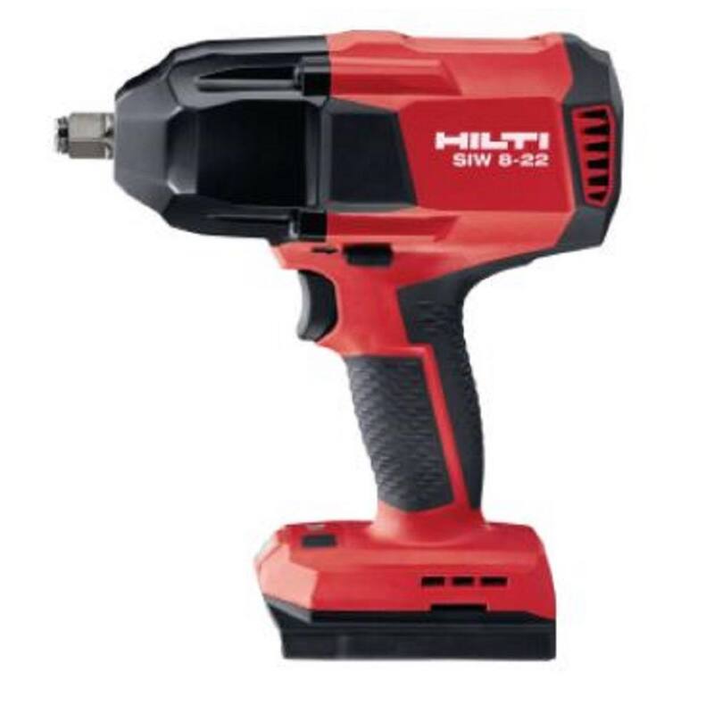 Llave de Impacto Inalámbrica sin escobillas de 1/2 pulgadas Hilti 22-Volt NURON SIW 8 de Iones de Litio (Sólo la Herramienta) - 2251631