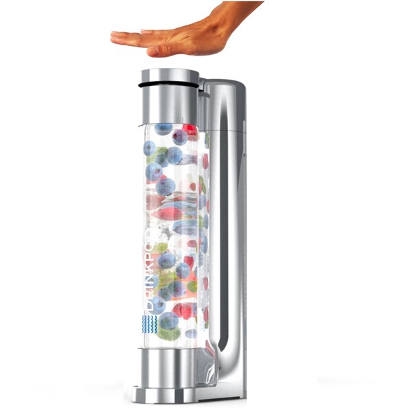 Drinkpod Fizzpod Polished Chrome W 2 CO2 Cylinders - DPFZPOD-PC-2-CO2