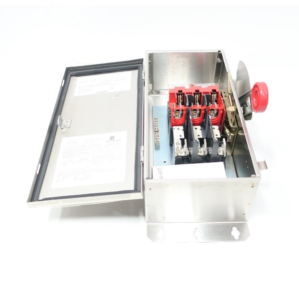 Interruptor de desconexión de fusibles Eaton Cutler-Hammer de 3P 30A AMP 600V-AC - 4HD361
