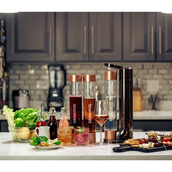 Drinkpod Fizzpod Cognac + 1 C02 + WineKey Bundle - FZCOG-C02-WNK