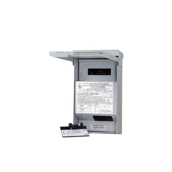 Alternativa de Marca Nacional Eaton Desconectador de CA/Calor sin Fusible de 60A - DPU222RGF20WTST