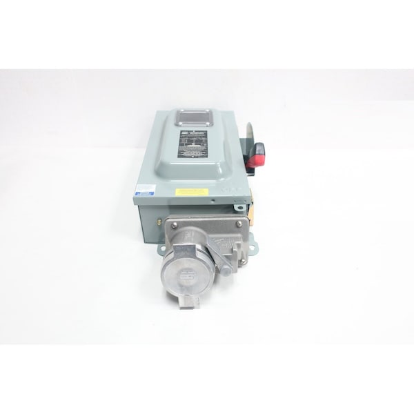 Receptáculo entrelazado Crouse Hinds Arktite de 3P 60A Amp 600V-AC 250V-DC con interruptor de desconexión fusible - WSRDW6352.
