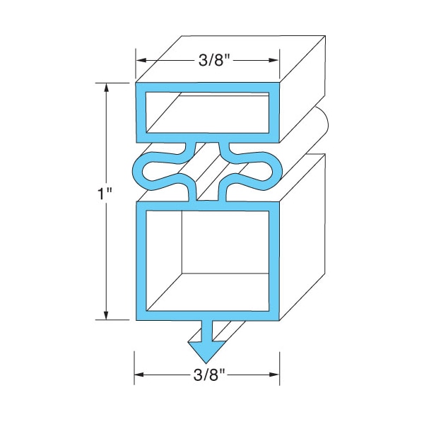 True Gasket, Door 25 3/4" X 26 3/4" - 810808