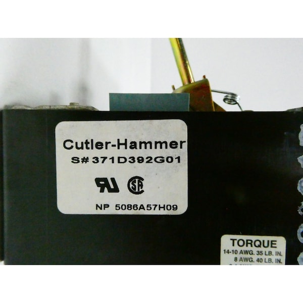 Interruptor de desconexión de fusibles VISI-FLEX DE-ION de 3P 30A 600V-AC 250V-DC de Eaton Cutler-Hammer - 371D392G01.