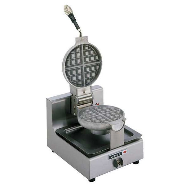 Wells Manufacturing Stainless Steel 7" dia. Belgian Waffle Baker - BWB-1