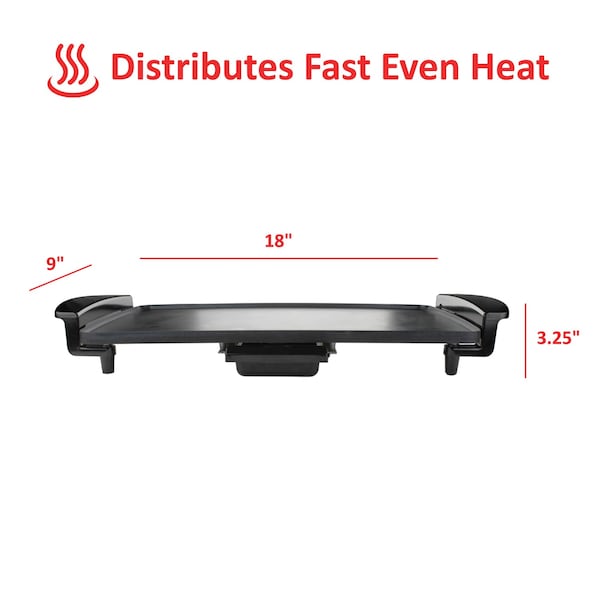Brentwood Appliances Nonstick Electric Griddle with Drip Pan - TS-819