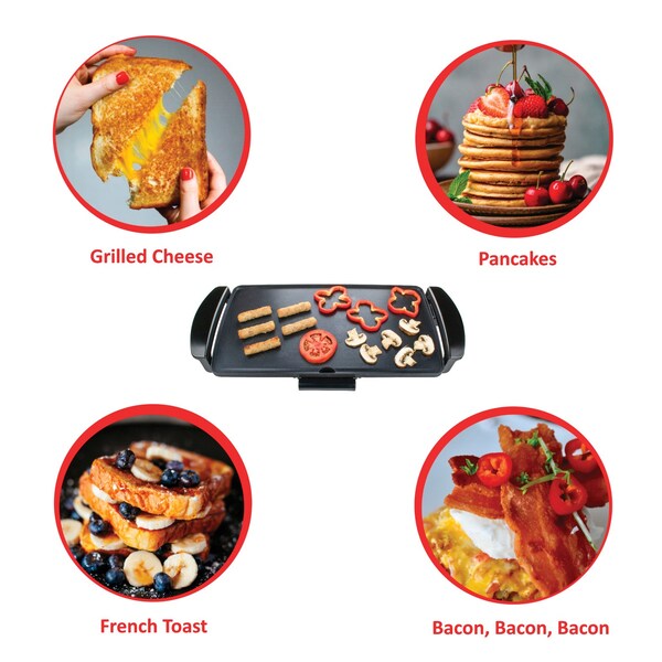 Brentwood Appliances Nonstick Electric Griddle with Drip Pan - TS-819