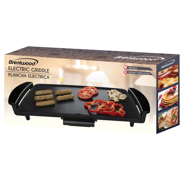 Brentwood Appliances Nonstick Electric Griddle with Drip Pan - TS-819