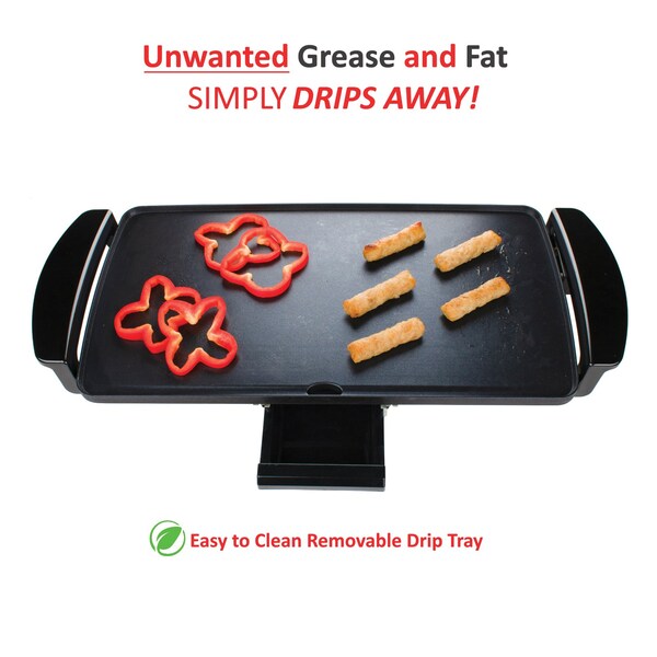 Brentwood Appliances Nonstick Electric Griddle with Drip Pan - TS-819