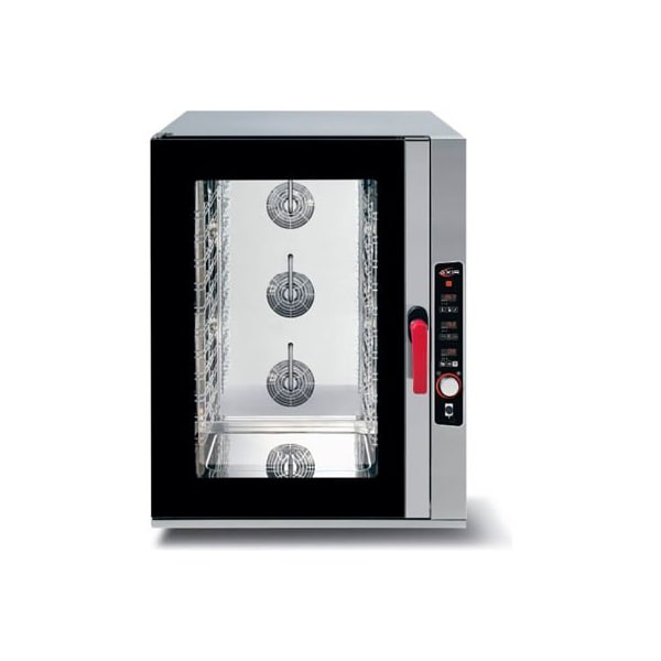 Mvp Group Axis Combi Oven, 38-9/16"W x 34"D x 35"H, 208-240V, 63.63A, 6 Shelves, Manual Controls - AX-CL06M