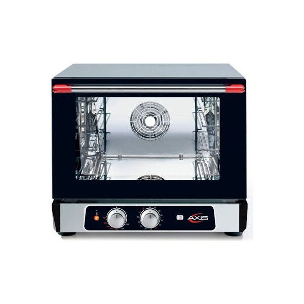 Mvp Group Axis Convection Oven, 23-3/4"W x 26-13/16"D x 21-1/8"H, 208-240V, 12.27A, 2.4 CuFt Cap, Humidity Ctrl - AX-514RH
