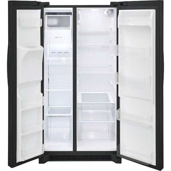 Almo Frigidaire 25.6 Cu. Ft. Side by Side Standard Depth Refrigerator - FRSS2623AB