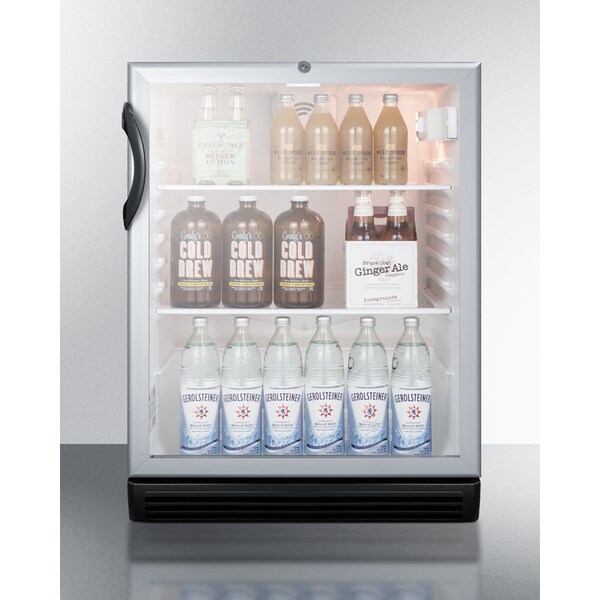 Summit 24" Wide Built-In Beverage Center, ADA Compliant - SCR600BGLBIADA