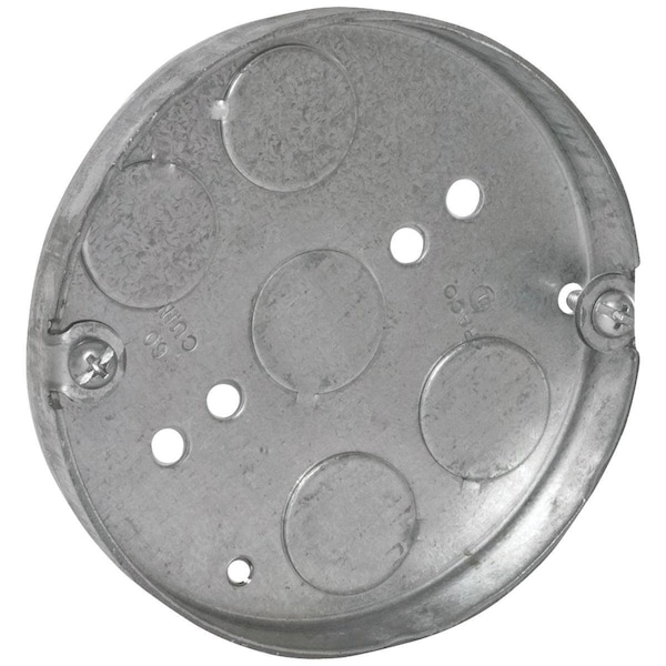 Southwire Electrical Box, 5.5 cu in, Ceiling Box Type, Steel, Round Shape - 56111-UPC