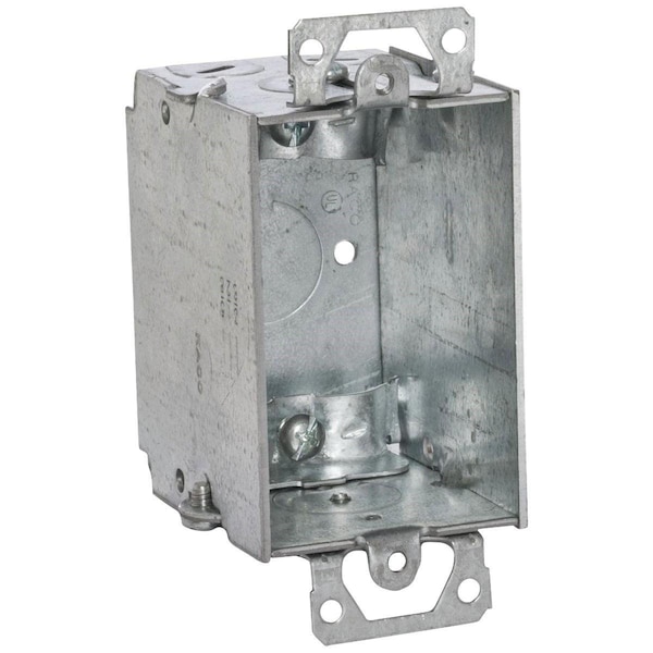 Southwire Electrical Box, 12.5 cu in, Wall Box Type, 1 Gang, Steel, Rectangular Shape - G601-R-UPC