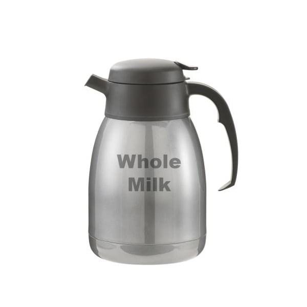 Service Ideas 1 1/2 L SteelVac™ Whole Milk Carafe - FVPC15WHOLEET