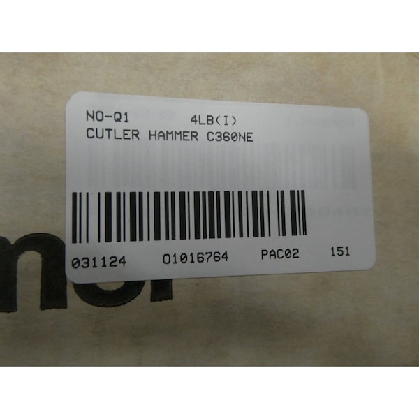 Interruptor de desconexión NO FUSIBLE de 3P 100A AMP de Eaton Cutler-Hammer - C360NE
