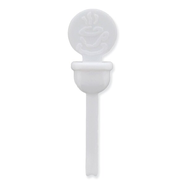 Amercareroyal Beverage Plugs, 2 in., White, 2000PK - CPLUGW