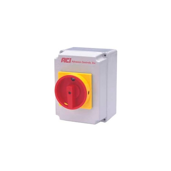 Controles Avanzados Noark 107721, Interruptor de Desconexión Encerrado de 30 Amperios, Clase CC, Caja de Plástico Tipo 4X - 107721