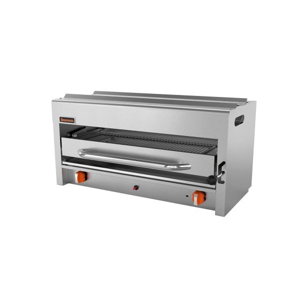 Mvp Group Sierra Range - Salamander Broiler, 36"W, 2 Infrared Burners, 20,000 BTU Each, Stainless Steel - SRS-36