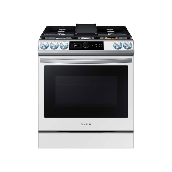 Almo 6.3 cu. ft Bespoke Series 30 Inch Smart Slide-in Gas Range Kitchen Appliance - NX60BB871112AA