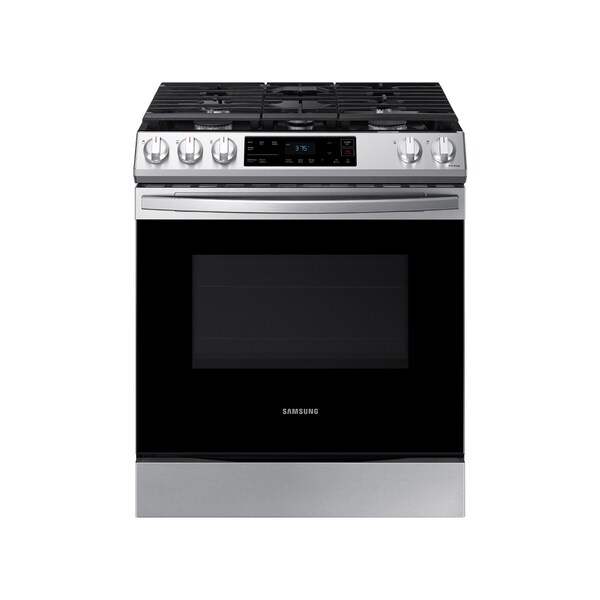 Almo 6.0 cu. ft. Smart Stainless Steel Slide-in Gas Range - NX60T8111SS