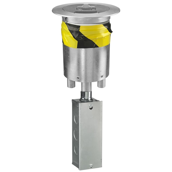 Hubbell Wiring Device-Kellems Base Units S1R4PTQUADALU - S1R4PTQUADALU
