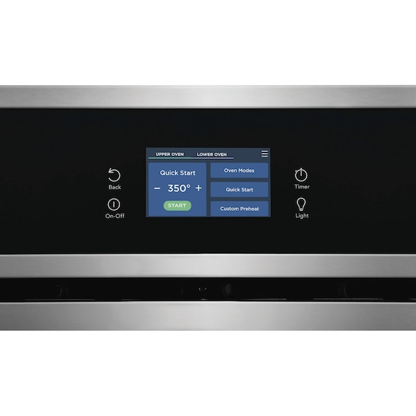 Almo Frigidaire 27-in. Double Electric Wall Oven with Convection, Stainless Steel - FCWD2727AS