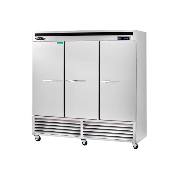 Mvp Group Corporation Kool-It Reach-In Refrigerator 72 Cu. Ft. Silver - KBSR-3