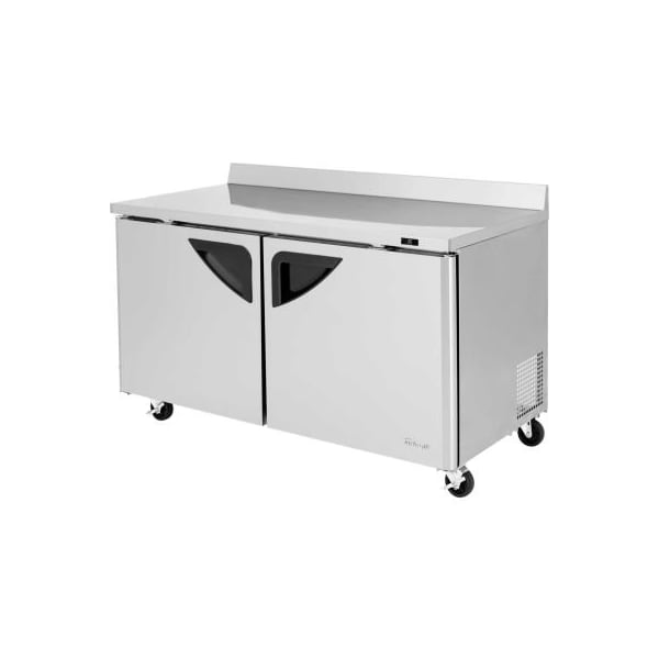Turbo Air Super Deluxe Series - Worktop Refrigerator 60-1/4"W - 2 Door - TWR-60SD-N