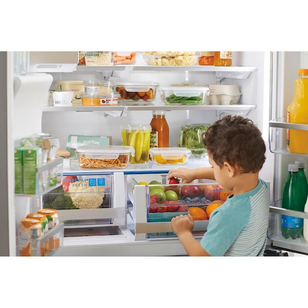 Almo 21.5 Cu. Ft. Counter-Depth 4-Door French Door Non-Connected Refrigerator - GRMC2273CF