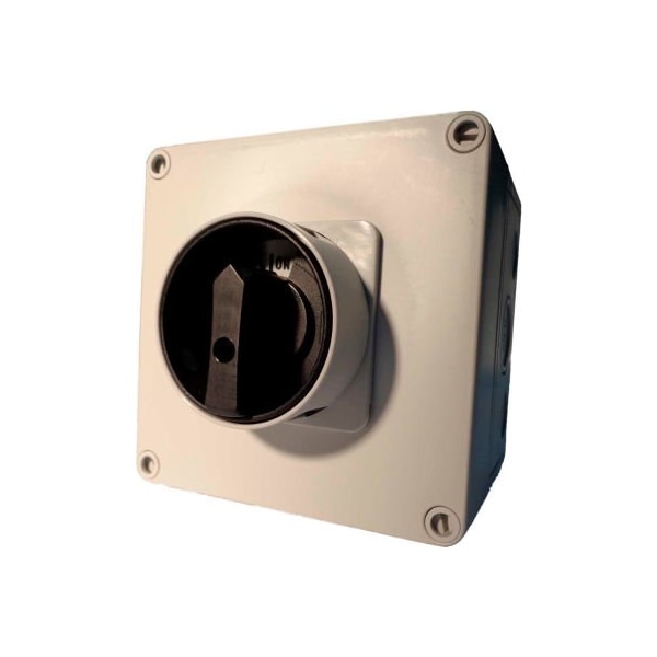 Controles Springer Co Springer Controls / MERZ ML1-040-AB3E, 40A, 3 polos, interruptor de desconexión cerrado, negro/gris - ML1-040-AB3E