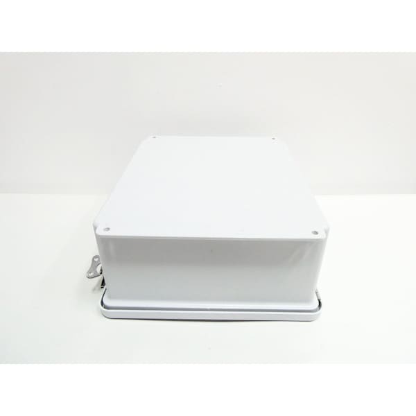 Stahlin Fiberglass Electrical Enclosures, 12 in H, 6 in D, 12 in W, Hinged - J1212HLL