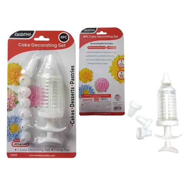 Familymaid 7 in Cake Decorating Set 8 Piece 144PK - 13055