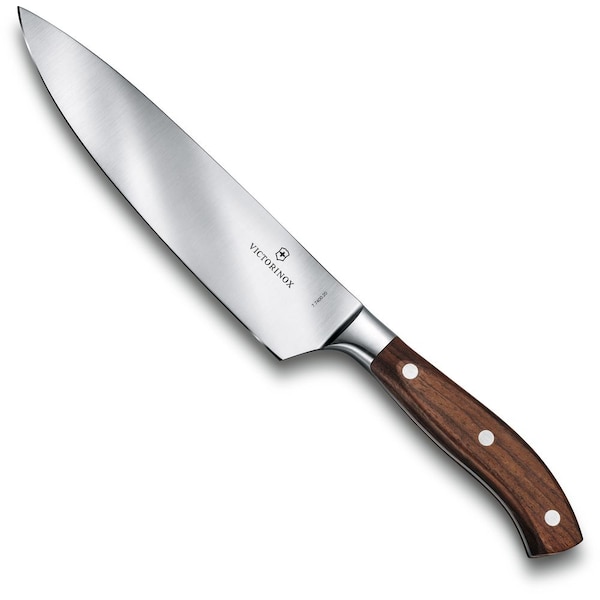 Swiss Army Brands 2024 Victorinox Kitchen Grand Maitre Chef'S 8In Straight Blade, 2In Width At Handle Wood Packaged - VIC-7.7400.20G