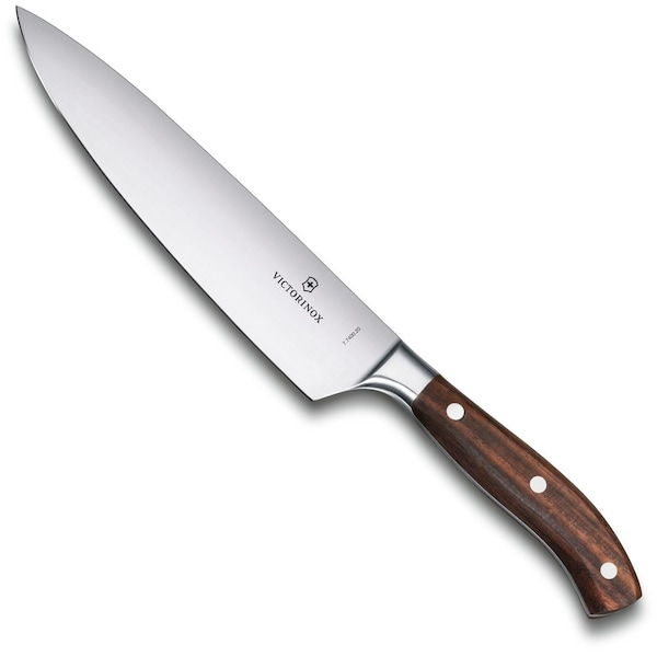 Swiss Army Brands 2024 Victorinox Kitchen Grand Maitre Chef'S 8In Straight Blade, 2In Width At Handle Wood Packaged - VIC-7.7400.20G