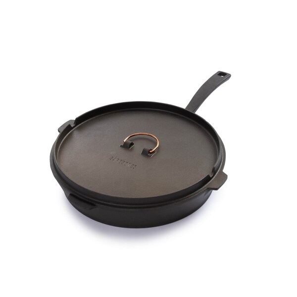 Barebones Living Barebones All-in-One Cast Iron Skillet, 12in - CKW-318