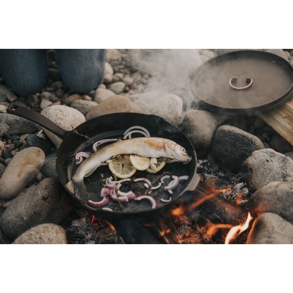 Barebones Living Barebones All-in-One Cast Iron Skillet, 12in - CKW-318