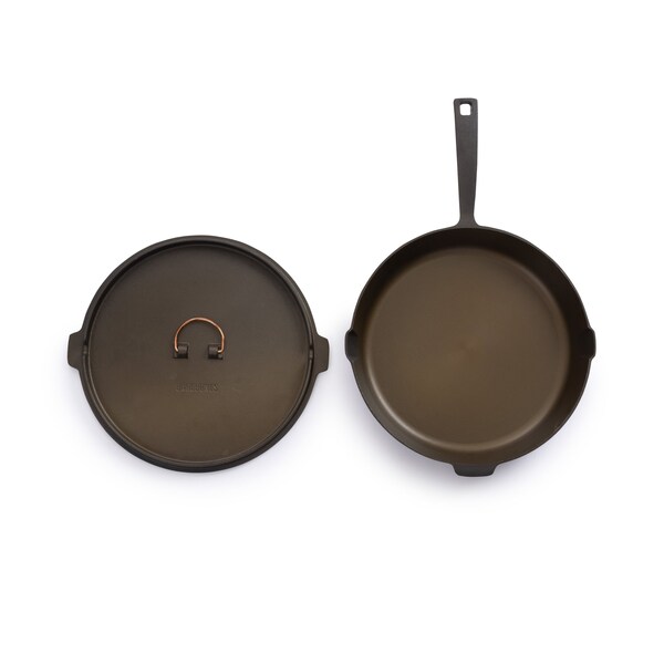 Barebones Living Barebones All-in-One Cast Iron Skillet, 12in - CKW-318