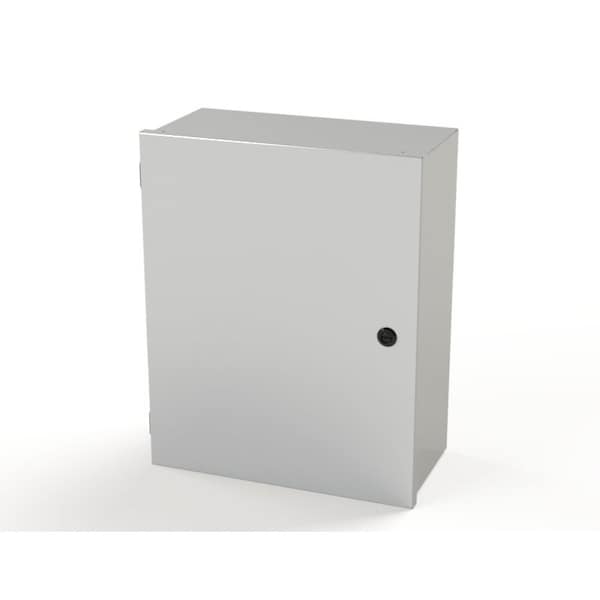 Saginaw Control & Engineering Carbon Steel Electrical Enclosures, 20 in H, 8 in D, 16 in W, NEMA 1 - SCE-20N1608LP