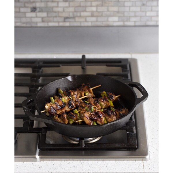 Lodge Cast Iron Grill Pan 10.25 in. 0.16 qt Black - L8GPL