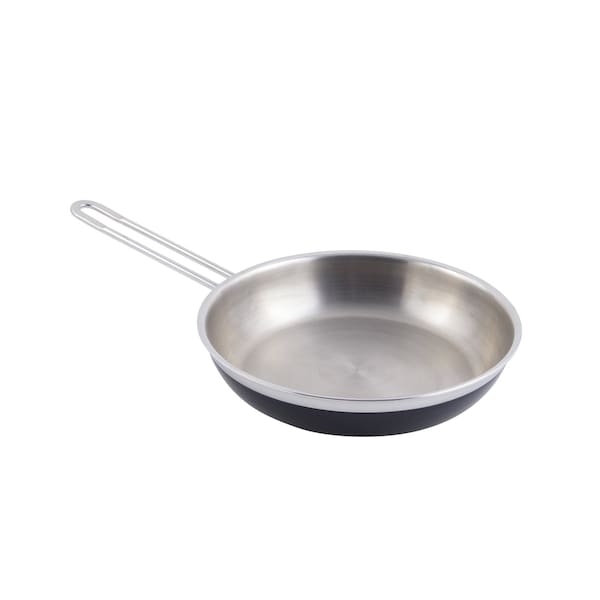Bon Chef Classic Cntry French Col Saute Pan/Skillet-Long Hndle No Cov  10 1/8"X1 7/8"  1 Qt 20 Oz - 60307BLACK