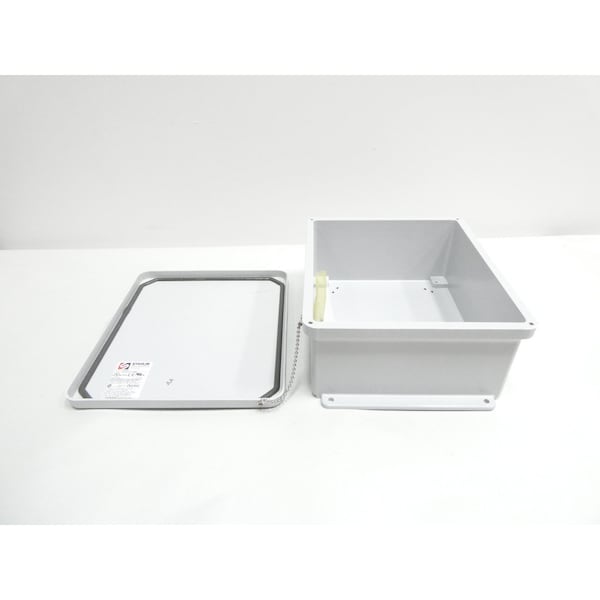 Stahlin Fiberglass Electrical Enclosures, 12 in H, 5 in D, 10 in W, Lift Off - J1210W