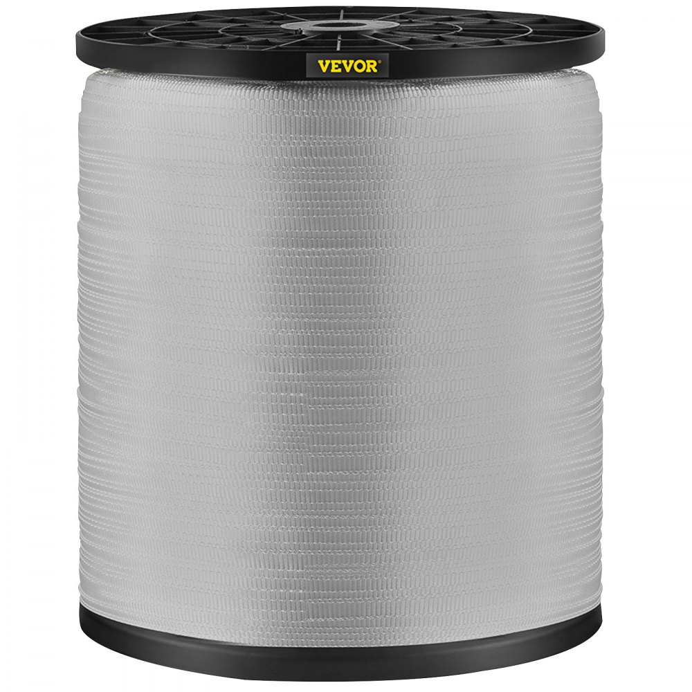 VEVOR 1800Lbs Polyester Pull Tape, 630' x 5/8" Flat Tape for Wire & Cable Conduit Work Variable Functions, Flat Rope for Pulling/Loading/Packing in Any Weather CONDITON - DL15.9MMX192MNU03V0