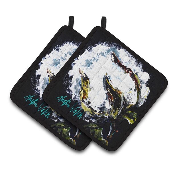 Carolines Treasures That Boll Cotton Pair of Pot Holders - MW1353PTHD