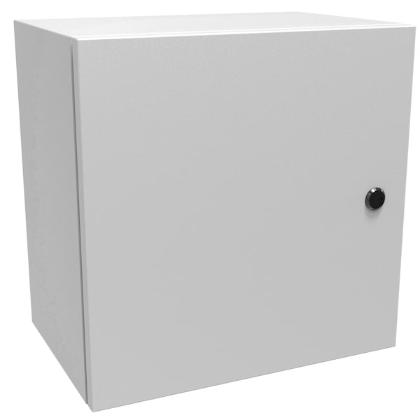 Hammond Steel Electrical Enclosures, 16 in H, 10 in D, 16 in W, NEMA 4, Hinged - EN4SD161610LG