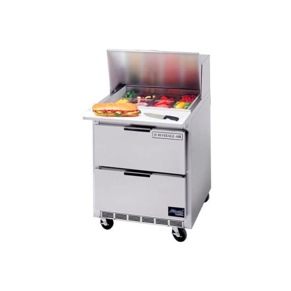 Beverage-Air Beverage-AirÂ- Food Prep Table, Elite Series, Standard Top, Drawers, 27"W - SPED27HC