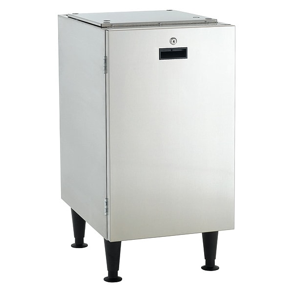 Scotsman 16-1/2" x 23-3/4" Enclosed Stainless Steel Ice Dispenser Stand - HST16